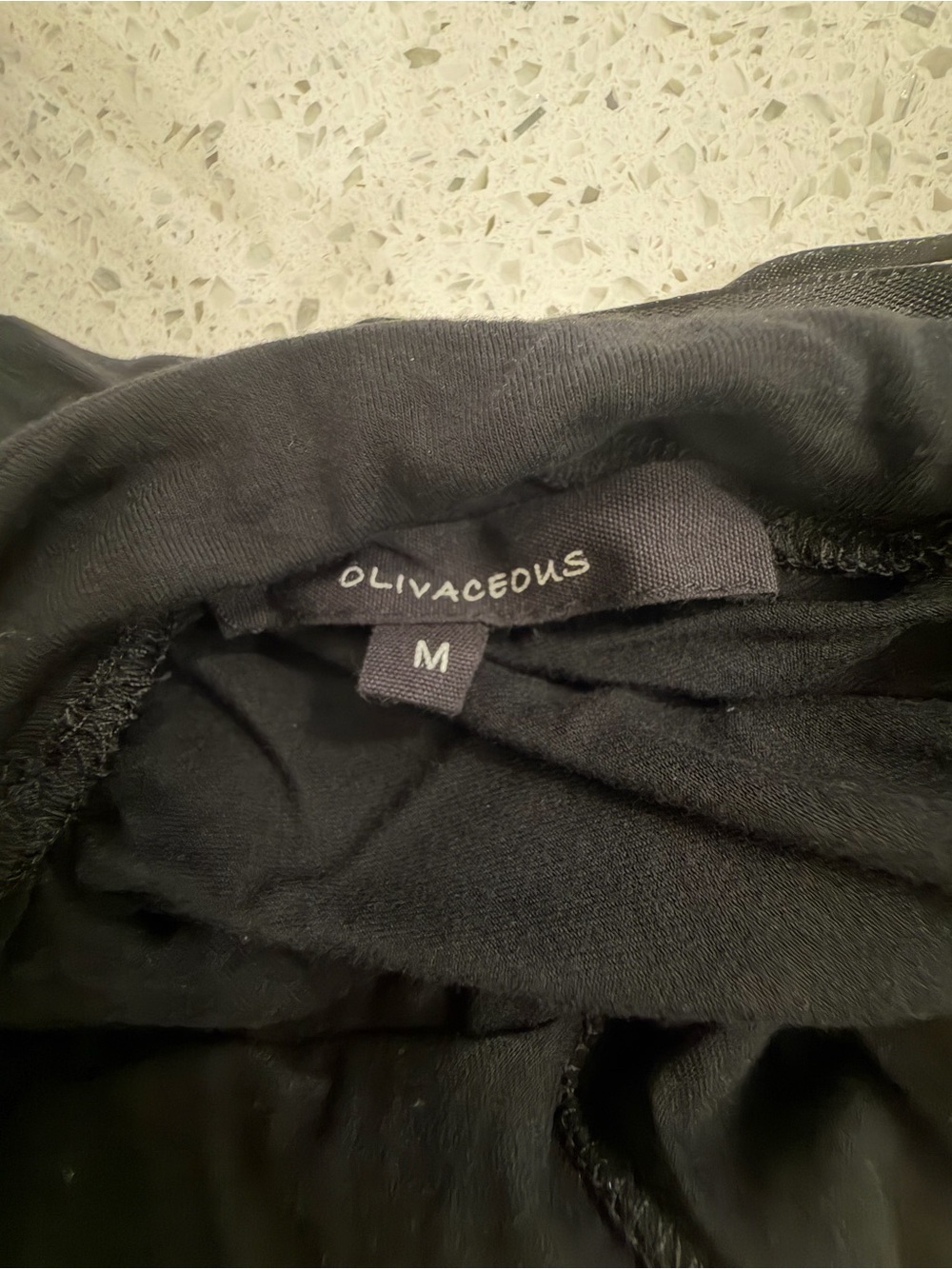 Olivaceous Black V-Back Maxi Dress - Picture 4 of 4